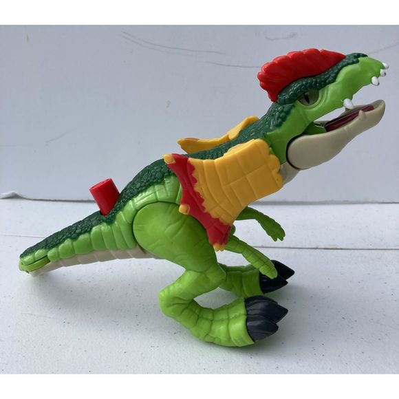 Imaginext Jurassic World Dilophosaurus Dinosaur 2018 Fisher-Price Mattel Toy 11" - Picture 5 of 10